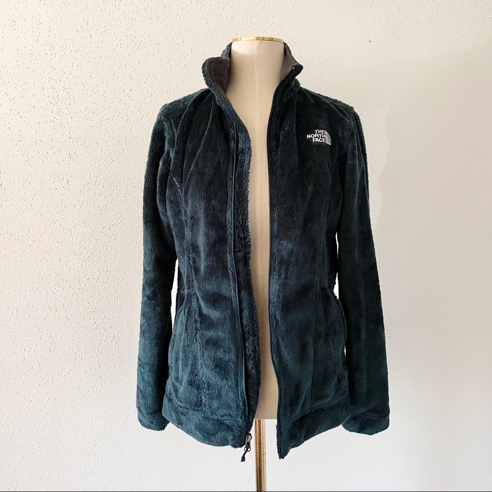 THE NORTH FACE Women's Size Medium Teal Malia Soft Brush Fleece Zip Up Jacket M